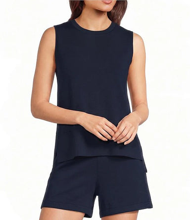 AirEssentials Crewneck Tank in Timeless Navy - Baseline Social
