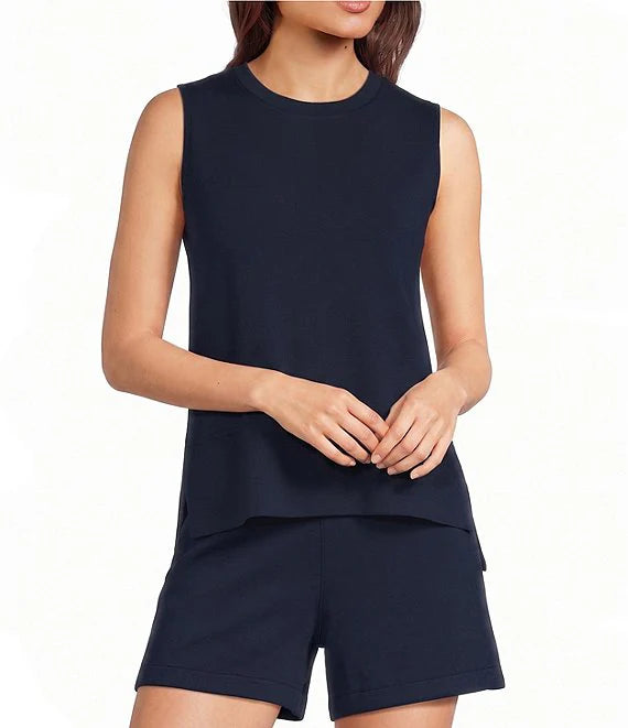 AirEssentials Crewneck Tank in Timeless Navy - Baseline Social