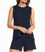 AirEssentials Crewneck Tank in Timeless Navy - Baseline Social