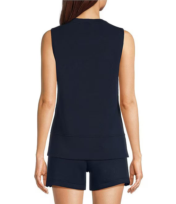 AirEssentials Crewneck Tank in Timeless Navy - Baseline Social