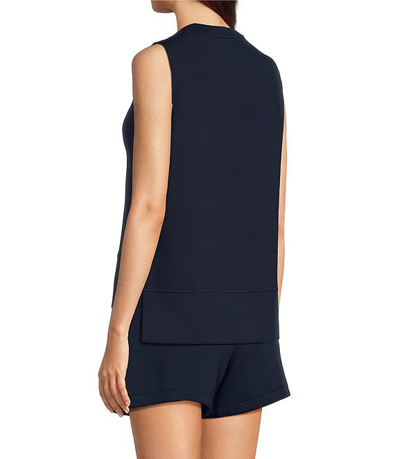 AirEssentials Crewneck Tank in Timeless Navy - Baseline Social