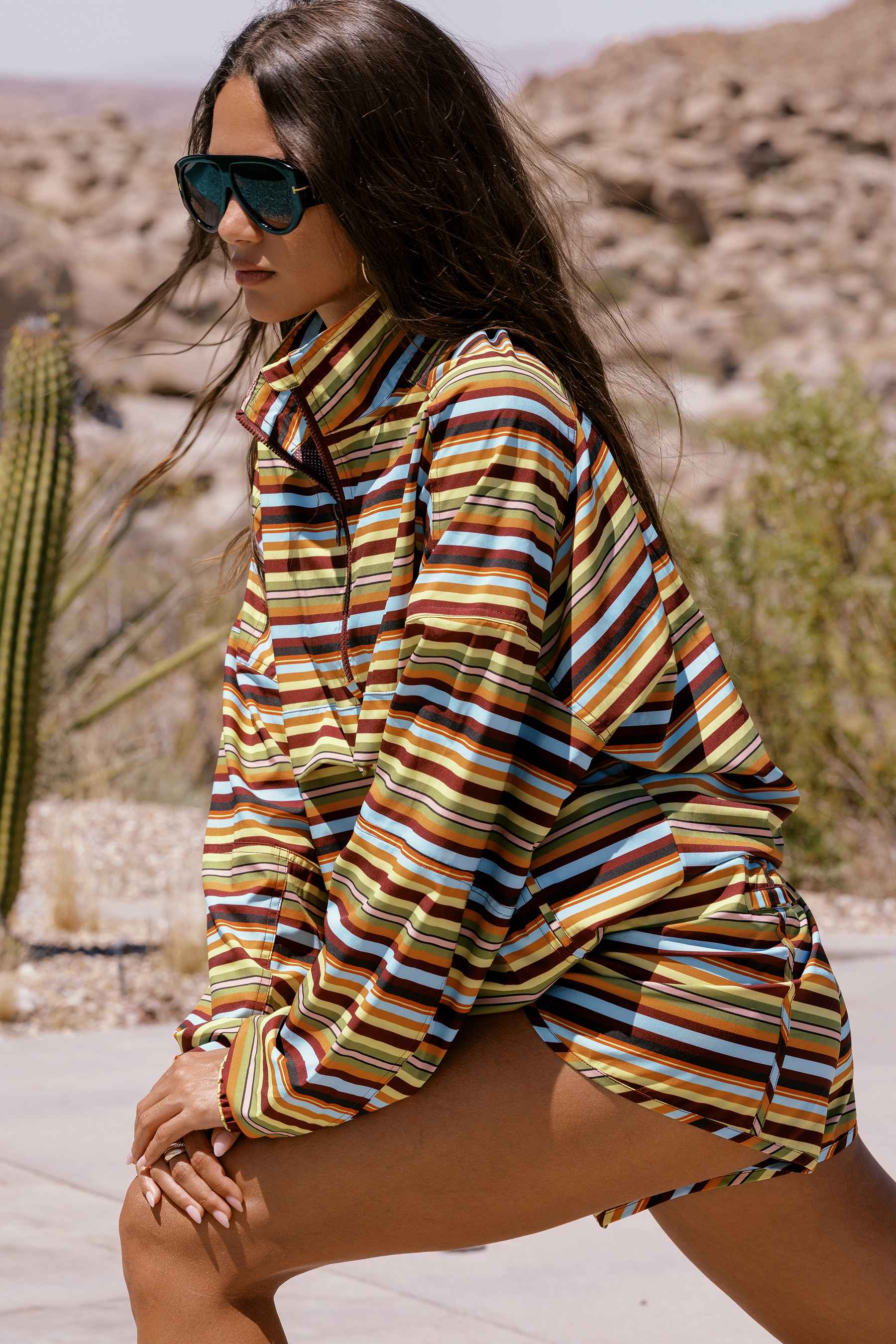 Nadia Short in Paradise Stripe