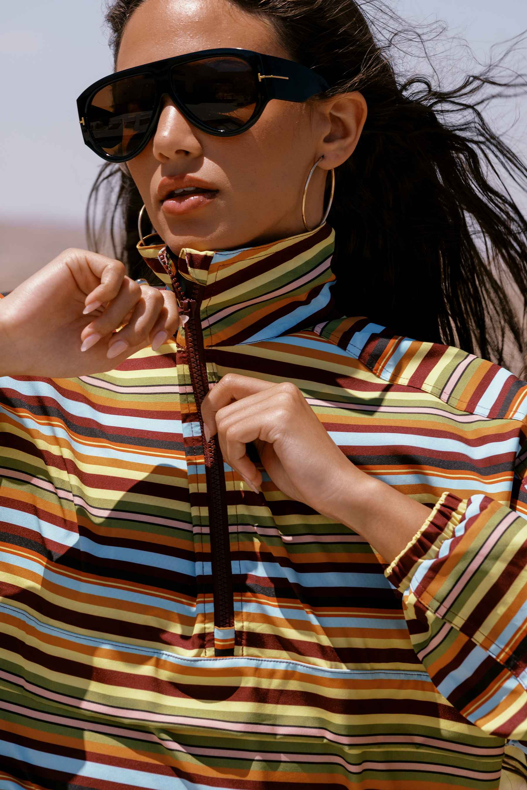 Vespera Jacket in Paradise Stripe