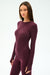 Splits59 Louise Rib Long Sleeve in Dark Cherry at Baseline Social