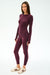 Splits59 Louise Rib Long Sleeve in Dark Cherry at Baseline Social