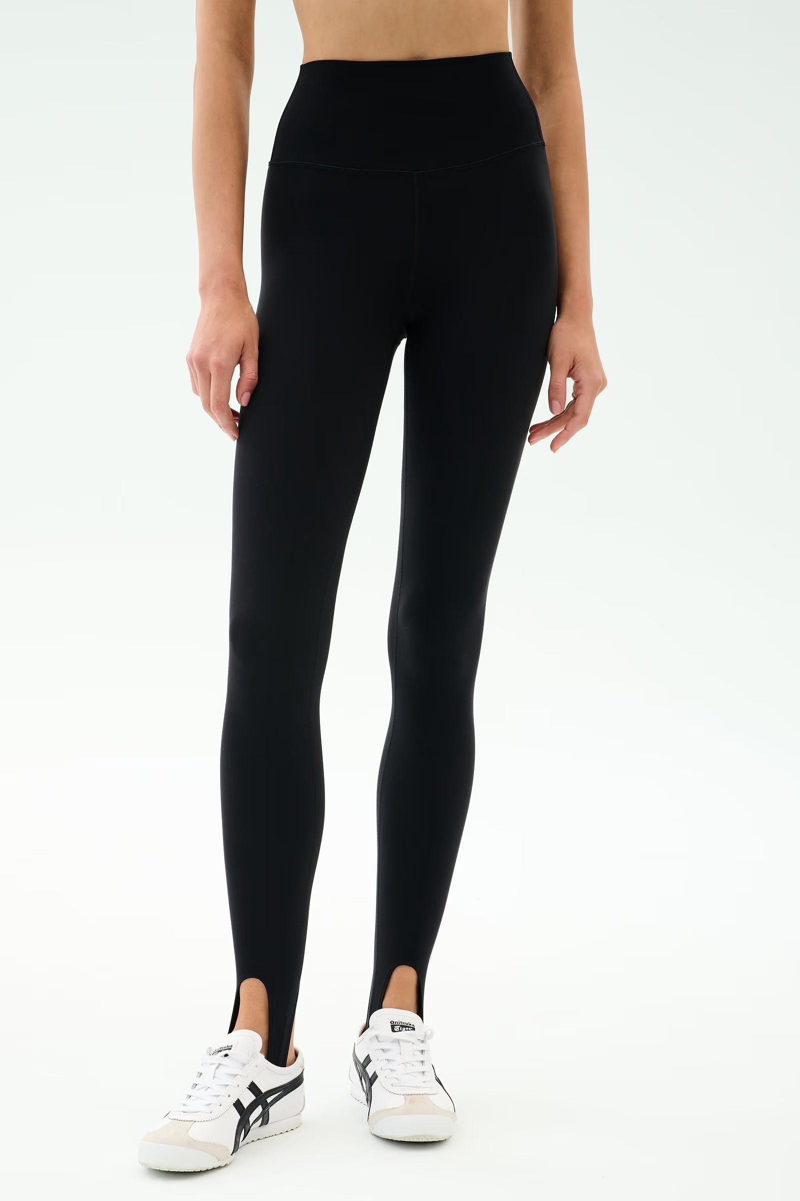 Splits59 River High Waist Airweight Stirrup in Black at Baseline Social