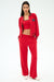 Splits59 Hayes Varsity Rigor Jacket in Pirate Red at Baseline Social