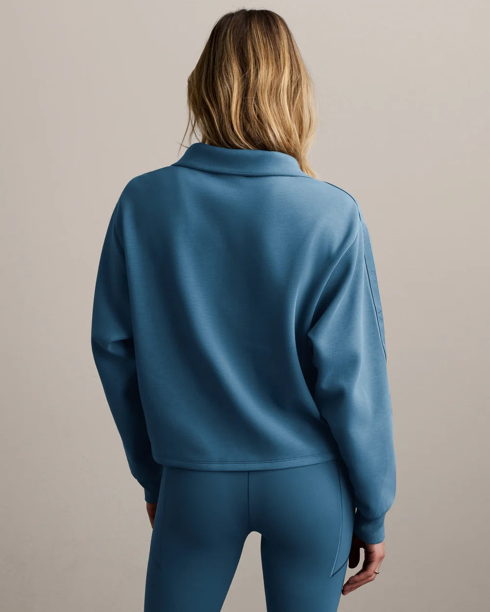 DreamGlow Track 1/2 Zip in Stellar Blue