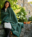 Harborview Herringbone Forest Green Blanket - Baseline Social