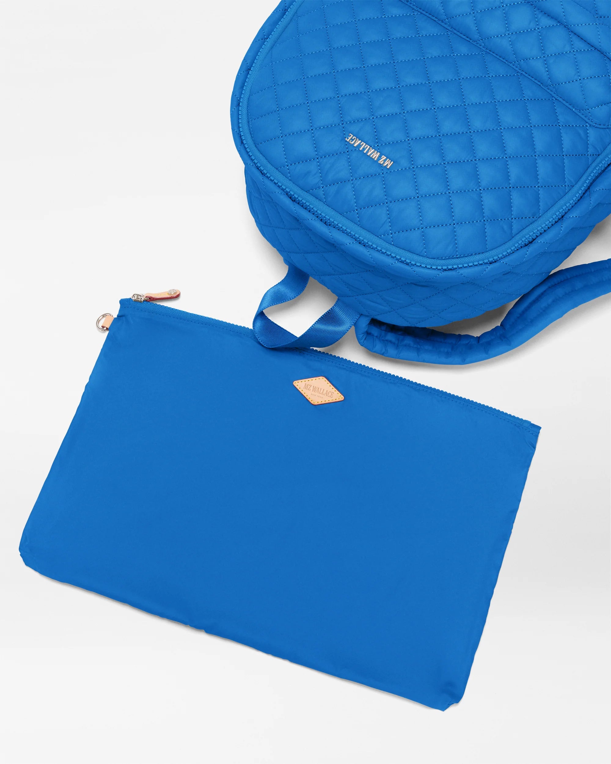 MZ Wallace Metro Backpack in Surf Blue at Baseline Social