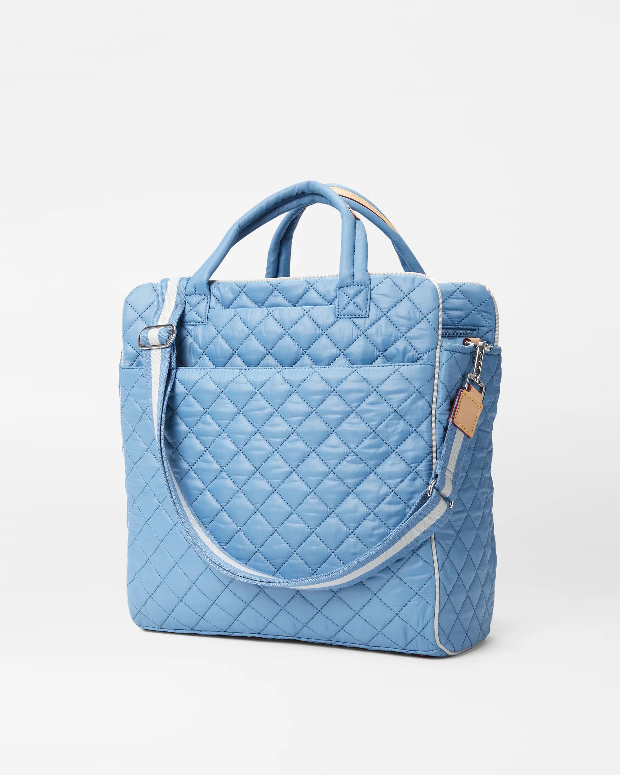 MZ Wallace Pickleball Tote in Cornflower Blue/Pebble at Baseline Social