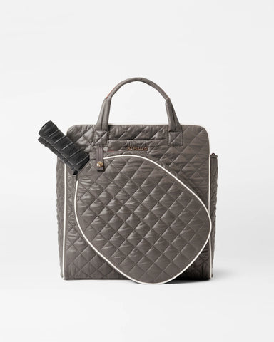 MZ Wallace Pickleball Tote in Magnet/Ecru at Baseline Social