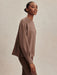 Varley Zosia Crew-Neck Sweat in Coffee Quartz at Baseline Social
