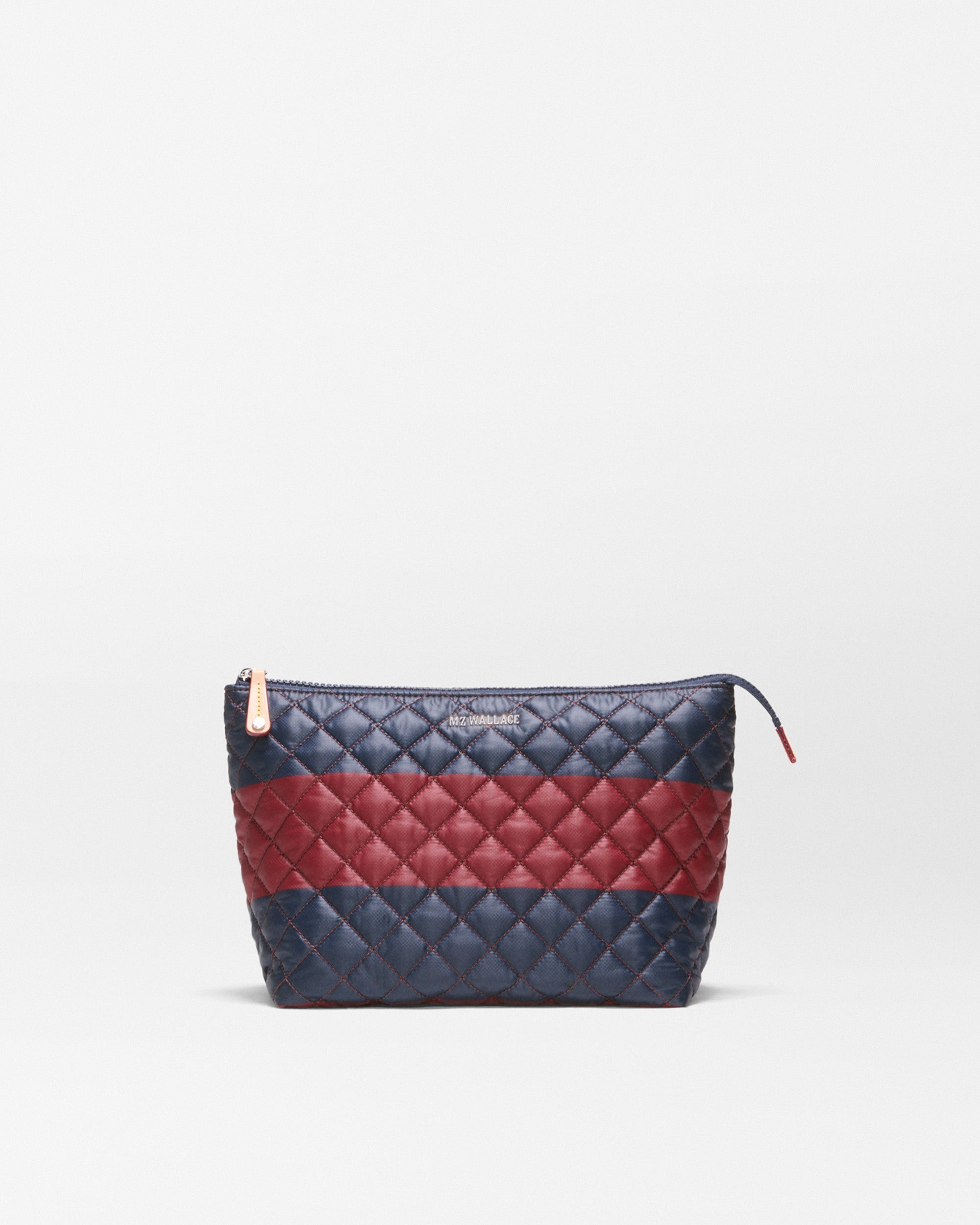 MZ Wallace Large Zoey Zip Pouch II in Rugby Stripe