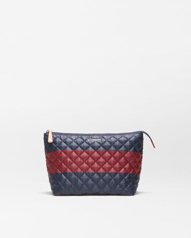 MZ Wallace Large Zoey Zip Pouch II in Rugby Stripe