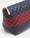 MZ Wallace Large Zoey Zip Pouch II in Rugby Stripe detail