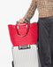 MZ Wallace Large Metro Tote Deluxe II in Red Apple interior