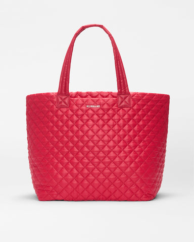 MZ Wallace Large Metro Tote Deluxe II in Red Apple