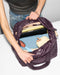MZ Wallace Large Metro Tote Deluxe in Raisin Oxford at Baseline Social