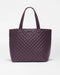 MZ Wallace Large Metro Tote Deluxe in Raisin Oxford at Baseline Social
