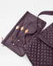 MZ Wallace Large Metro Tote Deluxe in Raisin Oxford at Baseline Social
