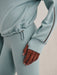 Sian Piped Half Zip Sweat in Tourmaline