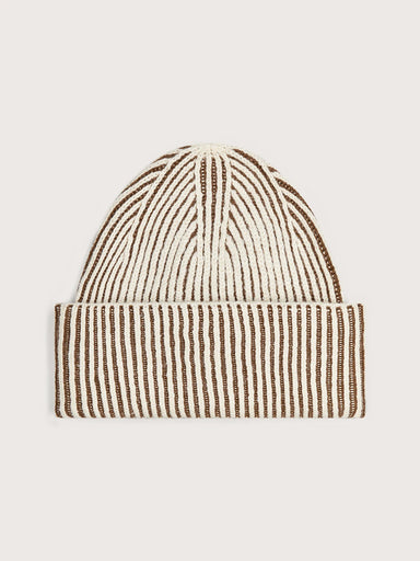 Dionne Plated Beanie in Cocoa Dust - Baseline Social