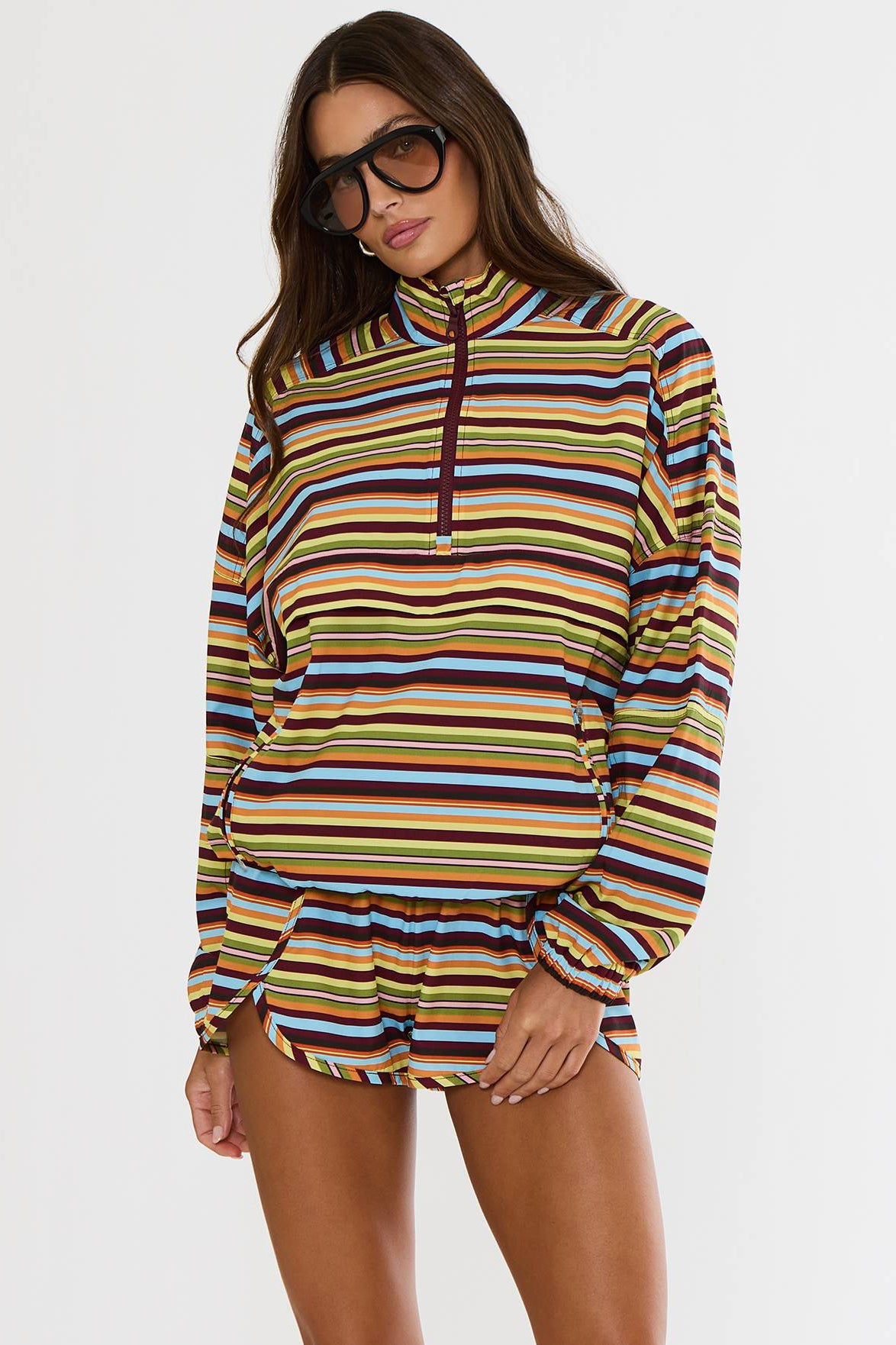 Vespera Jacket in Paradise Stripe