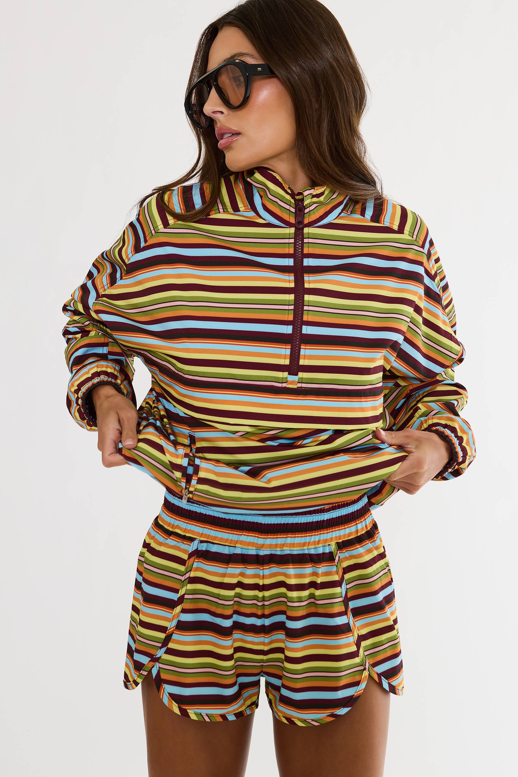 Nadia Short in Paradise Stripe