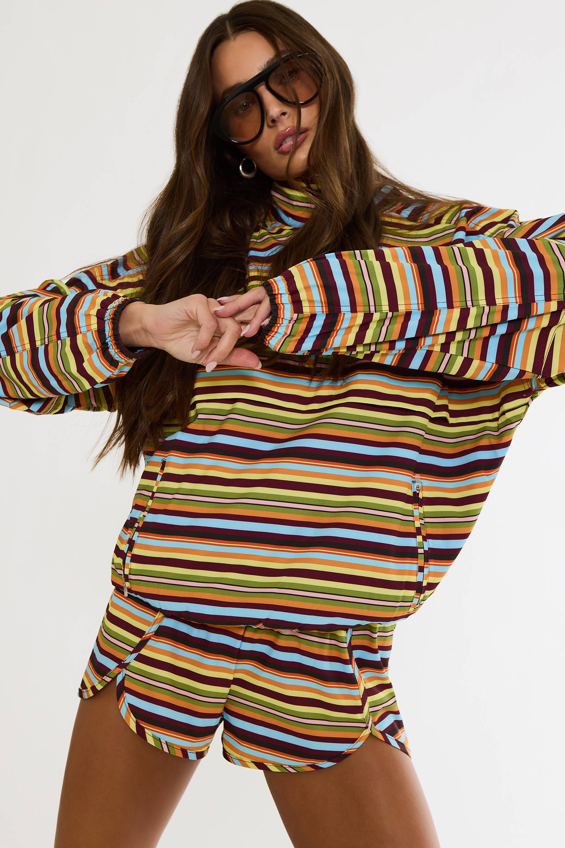 Nadia Short in Paradise Stripe