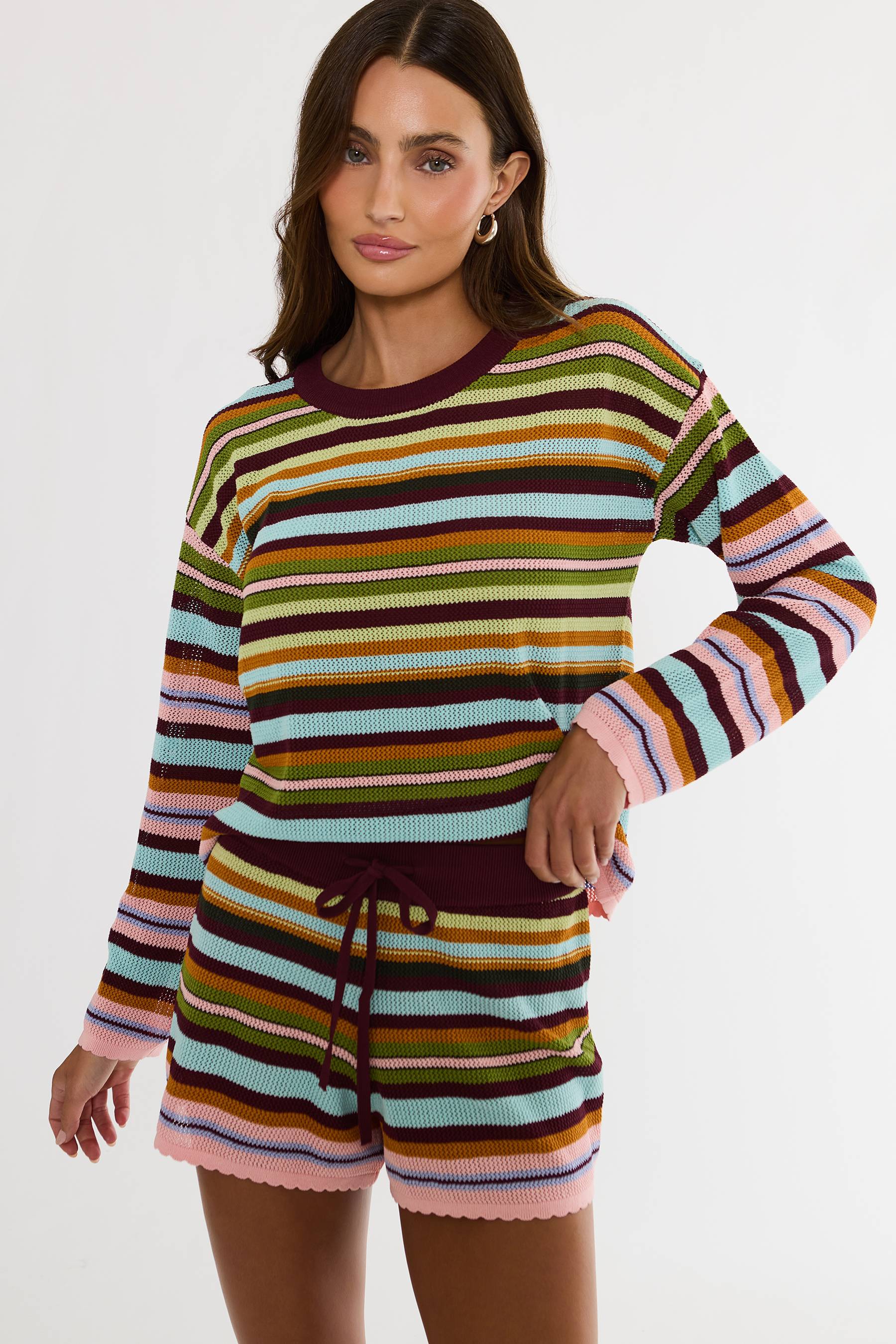 Balboa Short in Paradise Stripe