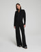 Spanx AirEssentials Wide Leg Track Pant in Very Black at Baseline Social