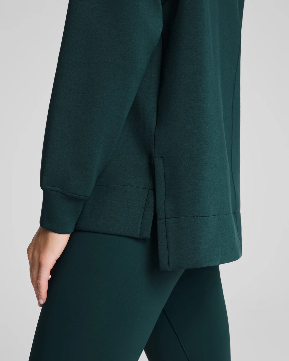 AirEssentials Brushed Half Zip Tunic in Meridian