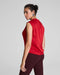 Spanx Silky Smooth Cowl Neck Sleeveless Top in Red at Baseline Social