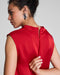 Spanx Silky Smooth Cowl Neck Sleeveless Top in Red at Baseline Social