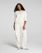 SPANX AirEssentials Luxe Crewneck in Ivory at Baseline Social 