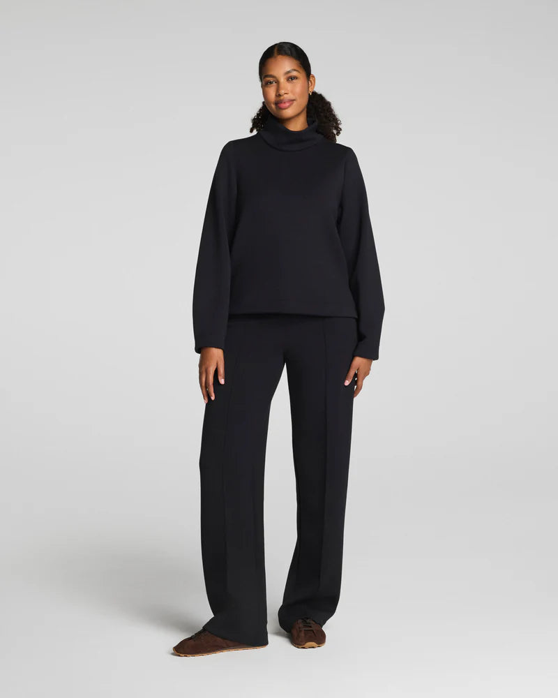 SPANX AirEssentials Luxe Turtleneck in Very Black at Baseline Social