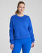 SPANX BoostUp Cotton Fleece Crewneck in Current at Baseline Social