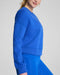 SPANX BoostUp Cotton Fleece Crewneck in Current at Baseline Social