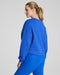 SPANX BoostUp Cotton Fleece Crewneck in Current at Baseline Social