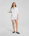Spanx AirEssentials Oversized Button Down in Powder at Baseline Social