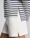SPANX AirEssentials Crewneck Long Sleeve in Navy Stripes at Baseline Social
