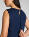 SPANX EasyBreezy Cotton Linen Mini Dress in Timeless Navy at Baseline Social