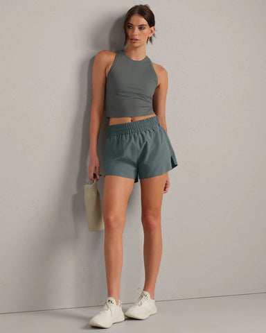 Mirage Short (Lined) in Green Smoke - Baseline Social