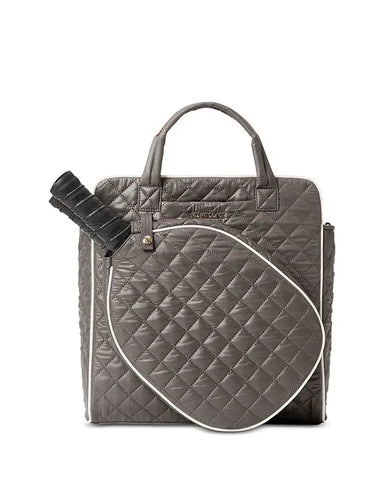 MZ Wallace Pickleball Tote in Magnet/Ecru at Baseline Social
