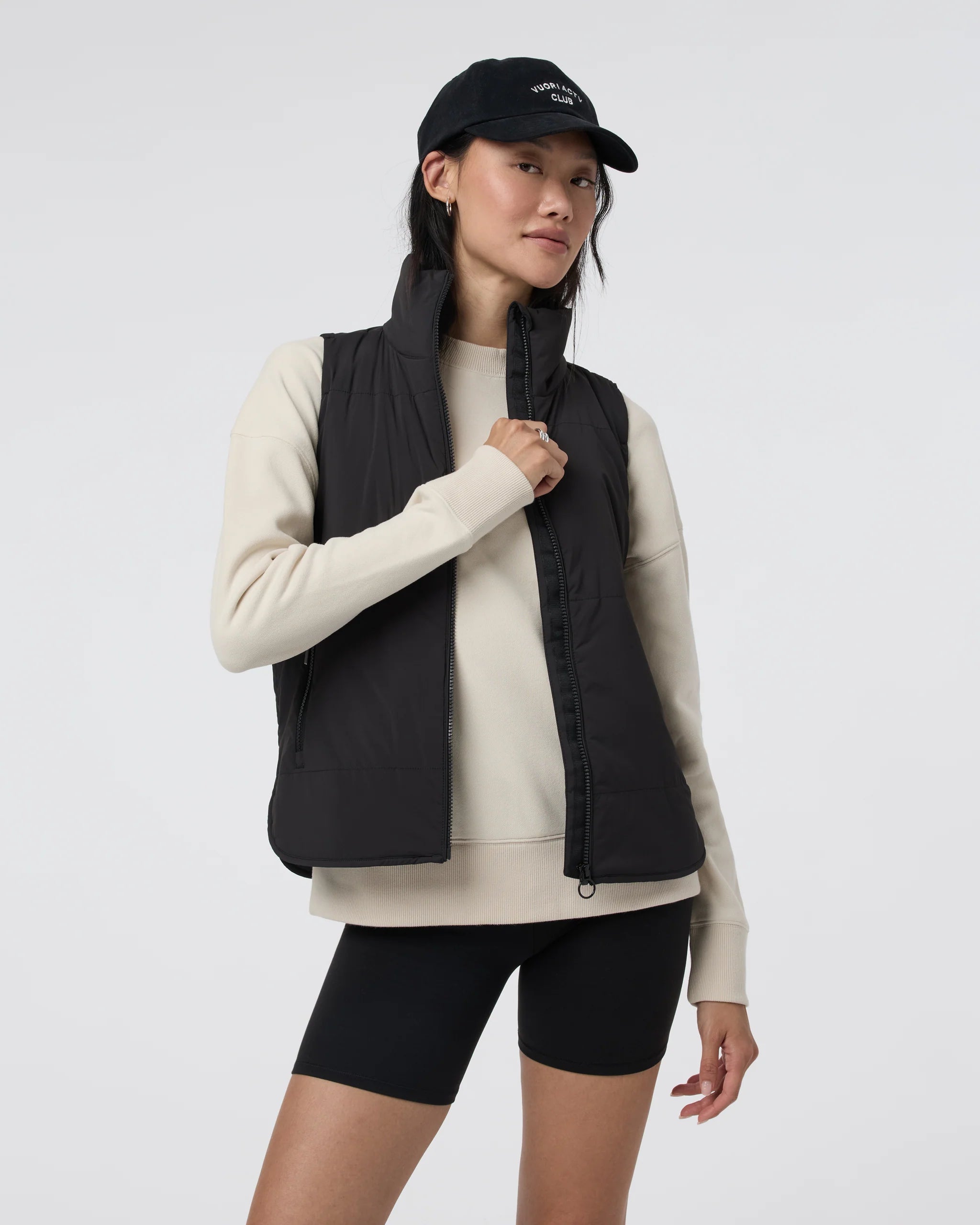 Canyon Insulated Sporty Vest in Black