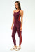 Splits59 Ella High Waist Airweight 7/8 in Dark Cherry/Valencia at Baseline Social