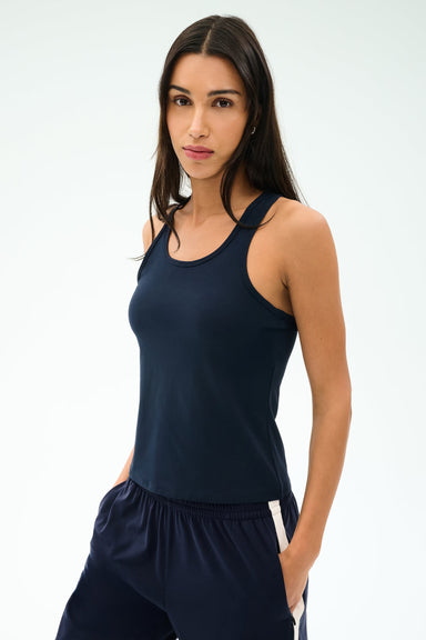 Mel Airweight Lite Tank in Indigo - Baseline Social