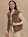 Varley Aspen Gilet in Ash Taupe at Baseline Social