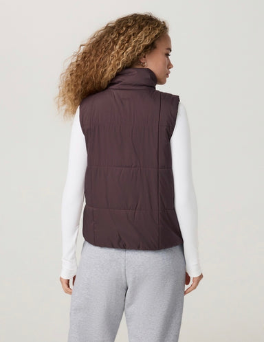 Canyon Insulated Sporty Vest in Washed Boysenberry - Baseline Social